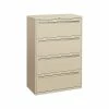 HON Brigade 700 Series 4-Drawer Lateral File Cabinet, Locking, Putty/Beige, Letter/Legal, 36"W (H784.L.L) -File Cabinets Shop unnamed file 1010