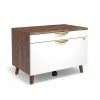 Union & Scale™ MidMod 2-Drawer Lateral File Cabinet, Locking, Letter/Legal, White/Espresso, 29" (UN56967) 2 Union & Scale™ MidMod 2-Drawer Lateral File Cabinet, Locking, Letter/Legal, White/Espresso, 29" (UN56967) -File Cabinets Shop unnamed file 102
