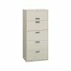 HON Brigade 600 Series 5-Drawer Lateral File Cabinet, Locking, Letter/Legal, Gray, 30"W (H675.L.Q) -File Cabinets Shop unnamed file 1033