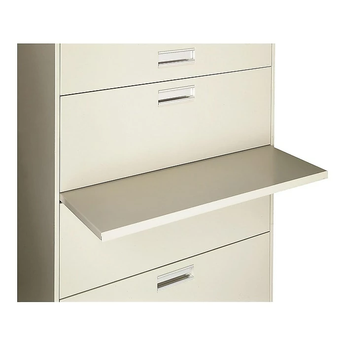 HON Brigade 600 Series 5-Drawer Lateral File Cabinet, Locking, Letter/Legal, Gray, 30"W (H675.L.Q) 4 HON Brigade 600 Series 5-Drawer Lateral File Cabinet, Locking, Letter/Legal, Gray, 30"W (H675.L.Q) - Image 2