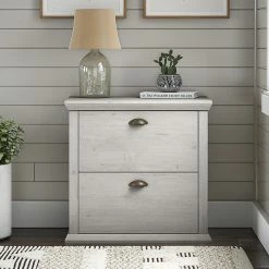 Bush Furniture Yorktown 2-Drawer Lateral File Cabinet, Letter/Legal, Linen White Oak, 30.98" (WC40480-03) -File Cabinets Shop unnamed file 1050