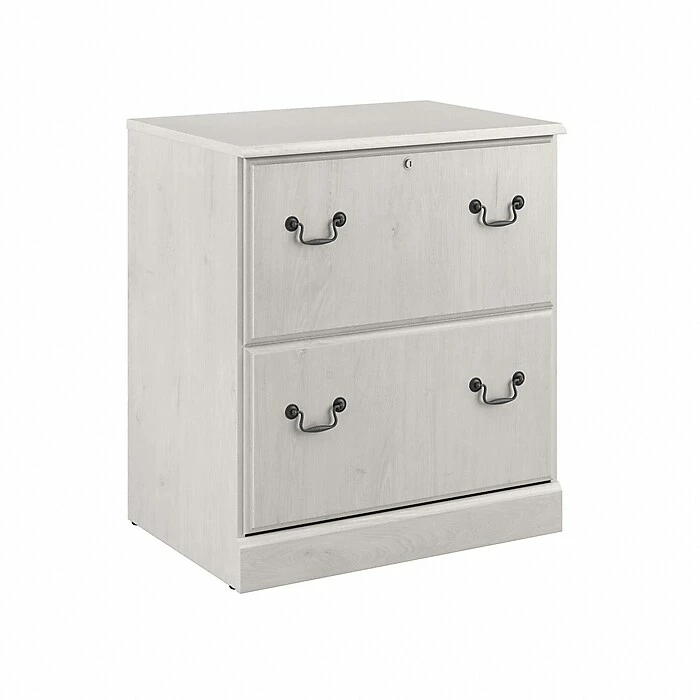 Bush Furniture Saratoga 2-Drawer Lateral File Cabinet, Linen White Oak (EX45754-03) 3 Bush Furniture Saratoga 2-Drawer Lateral File Cabinet, Linen White Oak (EX45754-03)