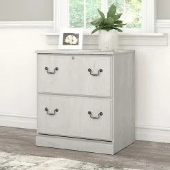 Bush Furniture Saratoga 2-Drawer Lateral File Cabinet, Linen White Oak (EX45754-03) 11 Bush Furniture Saratoga 2-Drawer Lateral File Cabinet, Linen White Oak (EX45754-03) -File Cabinets Shop unnamed file 1069