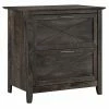 Bush Furniture Key West 2-Drawer Lateral File Cabinet, Letter/Legal, Dark Gray Hickory, 30" (KWF130RCP-03) -File Cabinets Shop unnamed file 1077