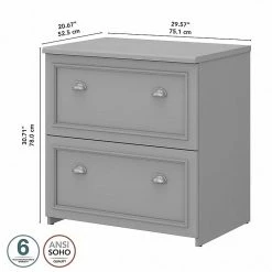 Bush Furniture Fairview 2 Drawer Lateral File Cabinet, Cape Cod Gray, (WC53581-03) -File Cabinets Shop unnamed file 1088