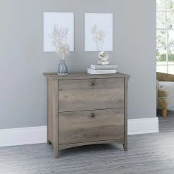 Bush Furniture Salinas 2-Drawer Lateral File Cabinet, Letter/Legal, Driftwood Gray, 31.73" (SAF132DG-03) -File Cabinets Shop unnamed file 1094