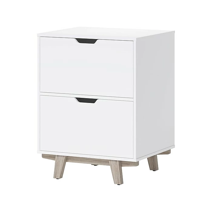 Thomasville Furniture Whitney 2-Drawer Lateral File Cabinet, Letter/Legal, White, 23.75" (SPLS-WHLF-TV) 4 Thomasville Furniture Whitney 2-Drawer Lateral File Cabinet, Letter/Legal, White, 23.75" (SPLS-WHLF-TV) - Image 2