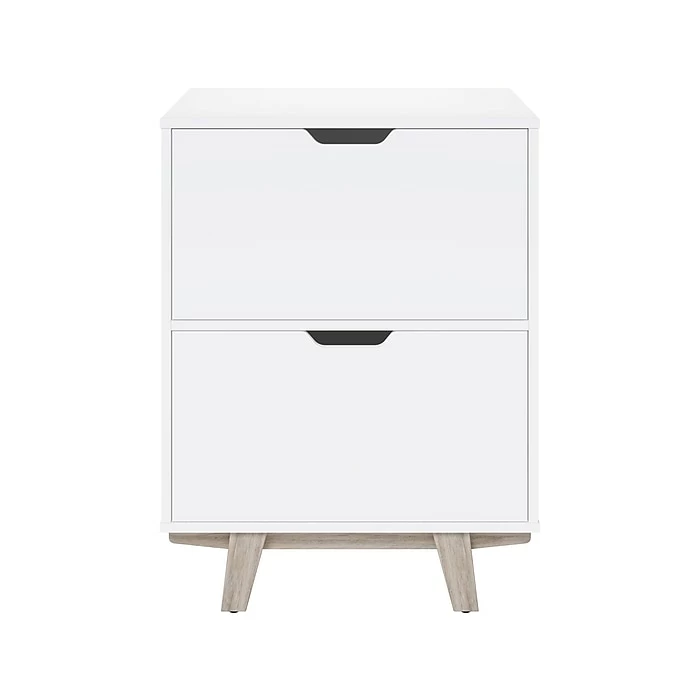 Thomasville Furniture Whitney 2-Drawer Lateral File Cabinet, Letter/Legal, White, 23.75" (SPLS-WHLF-TV) 5 Thomasville Furniture Whitney 2-Drawer Lateral File Cabinet, Letter/Legal, White, 23.75" (SPLS-WHLF-TV) - Image 3