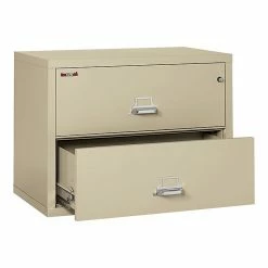 FireKing Classic 2-Drawer Lateral File Cabinet, Fire Resistant, Letter/Legal, Beige, 37.5"W (2-3822-CPA) -File Cabinets Shop unnamed file 1114