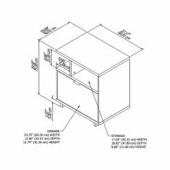 Kathy Ireland® Home By Bush Furniture Madison Avenue Single-Drawer Lateral File Cabinet, Modern Walnut, 27.17" (MDF127MW-03) -File Cabinets Shop unnamed file 1136