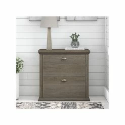 Bush Furniture Yorktown 2-Drawer Lateral File Cabinet, Not Assembled, Letter/Legal, Restored Gray, 30.98" (WC40680-03) -File Cabinets Shop unnamed file 1153