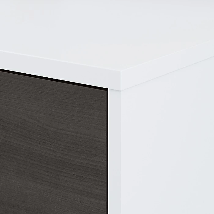 Bush Business Furniture Jamestown 2-Drawer Lateral File Cabinet, Locking, Letter/Legal, Storm Gray/White, 29.72" (JTF130SGWHSU) 9 Bush Business Furniture Jamestown 2-Drawer Lateral File Cabinet, Locking, Letter/Legal, Storm Gray/White, 29.72" (JTF130SGWHSU) - Image 7