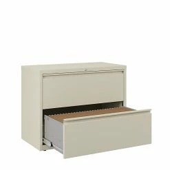 Staples Commercial 2 File Drawers Lateral File Cabinet, Locking, Putty/Beige, Letter/Legal, 36"W (20052D) -File Cabinets Shop unnamed file 118