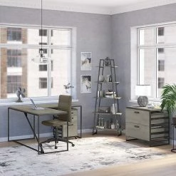 Bush Furniture Refinery 2-Drawer Lateral File Cabinet, Letter/Legal, Cottage White, 32" (RFF132CWH-03) -File Cabinets Shop unnamed file 1193