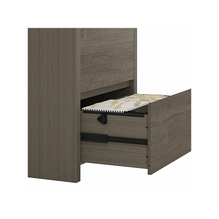 Bush Furniture Bristol 2-Drawer Lateral File Cabinet, Letter/Legal, Restored Gray/Thread Gray, 29" (BRF129RT-03) 5 Bush Furniture Bristol 2-Drawer Lateral File Cabinet, Letter/Legal, Restored Gray/Thread Gray, 29" (BRF129RT-03) - Image 3