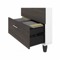 Bush Furniture Somerset 2-Drawer Lateral File Cabinet, Letter/Legal, Storm Gray/White, 30" (WC81080) -File Cabinets Shop unnamed file 1218