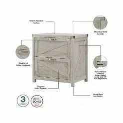 Kathy Ireland® Home By Bush Furniture 2-Drawer Lateral File Cabinet, Letter/Legal, Cottage White, 29" (CGF129CWH-03) -File Cabinets Shop unnamed file 1231