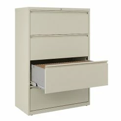 Staples Commercial 4 File Drawers Lateral File Cabinet, Locking, Putty/Beige, Letter/Legal, 36"W (20056D) -File Cabinets Shop unnamed file 124