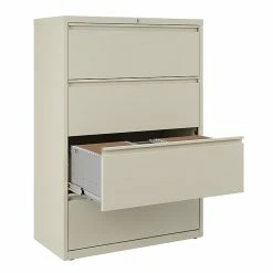 Staples Commercial 4 File Drawers Lateral File Cabinet, Locking, Putty/Beige, Letter/Legal, 36"W (20056D) -File Cabinets Shop unnamed file 125