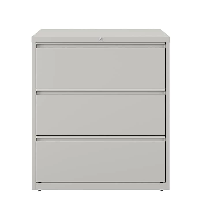 Staples HL8000 Commercial 3-Drawer Lateral File Cabinet, Locking, Letter/Legal, Gray, 36"W (23200D) 4 Staples HL8000 Commercial 3-Drawer Lateral File Cabinet, Locking, Letter/Legal, Gray, 36"W (23200D) - Image 2