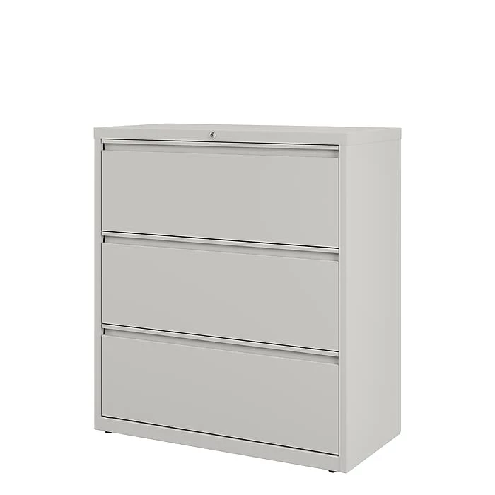 Staples HL8000 Commercial 3-Drawer Lateral File Cabinet, Locking, Letter/Legal, Gray, 36"W (23200D) 5 Staples HL8000 Commercial 3-Drawer Lateral File Cabinet, Locking, Letter/Legal, Gray, 36"W (23200D) - Image 3