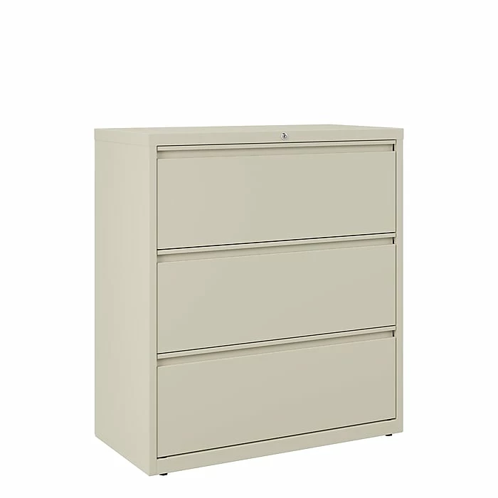 Staples HL8000 Commercial 3-Drawer Lateral File Cabinet, Locking, Letter/Legal, Gray, 36"W (23200D) 10 Staples HL8000 Commercial 3-Drawer Lateral File Cabinet, Locking, Letter/Legal, Gray, 36"W (23200D) - Image 8