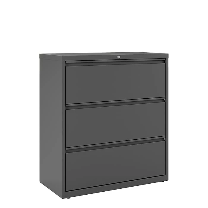 Staples HL8000 Commercial 3-Drawer Lateral File Cabinet, Locking, Letter/Legal, Gray, 36"W (23200D) 11 Staples HL8000 Commercial 3-Drawer Lateral File Cabinet, Locking, Letter/Legal, Gray, 36"W (23200D) - Image 9