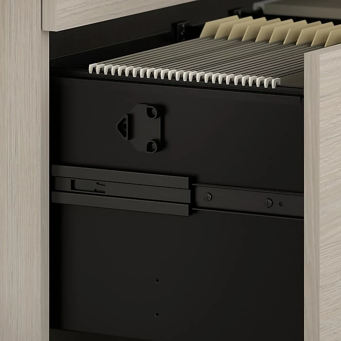 Bush Business Furniture Studio C 2 Drawer Lateral File Cabinet, Sand Oak (SCF136SOSU) 9 Bush Business Furniture Studio C 2 Drawer Lateral File Cabinet, Sand Oak (SCF136SOSU) - Image 7