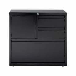 Hirsh HL8000 Series 3-Drawer Lateral File Cabinet, Locking, Letter/Legal, Black, 30" (19628) -File Cabinets Shop unnamed file 1298