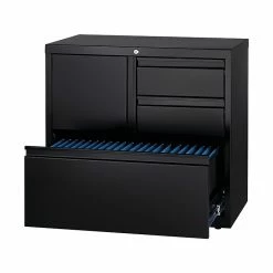 Hirsh HL8000 Series 3-Drawer Lateral File Cabinet, Locking, Letter/Legal, Black, 30" (19628) -File Cabinets Shop unnamed file 1301