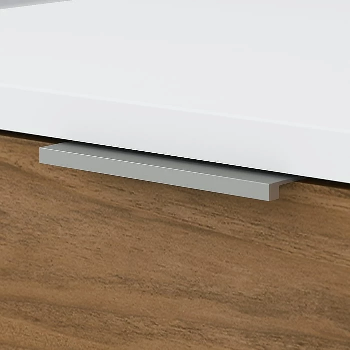 Bush Business Furniture Jamestown 2-Drawer Lateral File Cabinet, Letter/Legal, Fresh Walnut/White, 29.72" (JTF130FWWHSU) 5 Bush Business Furniture Jamestown 2-Drawer Lateral File Cabinet, Letter/Legal, Fresh Walnut/White, 29.72" (JTF130FWWHSU) - Image 3