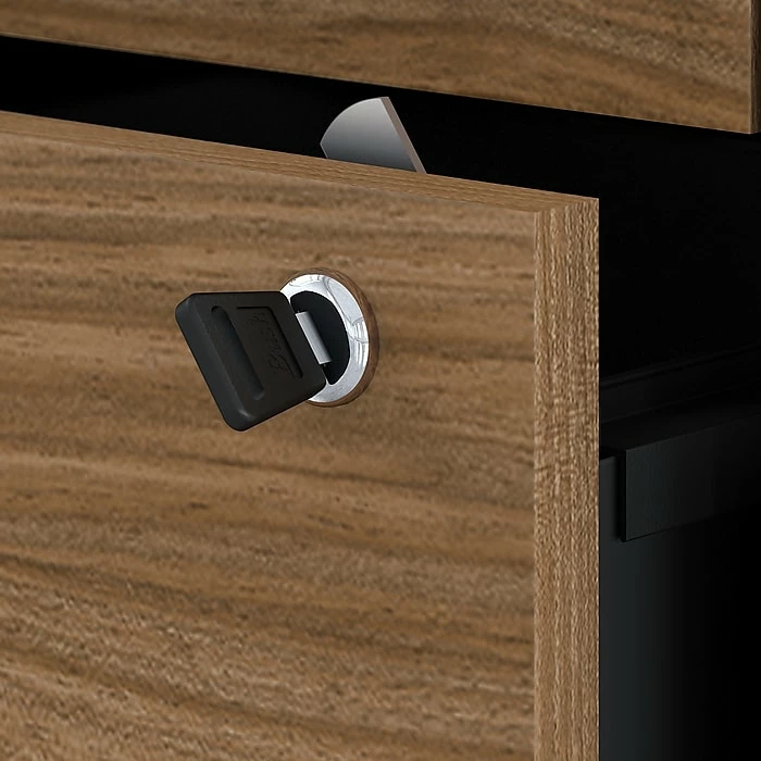 Bush Business Furniture Jamestown 2-Drawer Lateral File Cabinet, Letter/Legal, Fresh Walnut/White, 29.72" (JTF130FWWHSU) 8 Bush Business Furniture Jamestown 2-Drawer Lateral File Cabinet, Letter/Legal, Fresh Walnut/White, 29.72" (JTF130FWWHSU) - Image 6