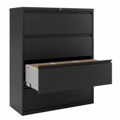 Staples Commercial 4 File Drawers Lateral File Cabinet, Locking, Black, Letter/Legal, 42"W (20063D) 16 Staples Commercial 4 File Drawers Lateral File Cabinet, Locking, Black, Letter/Legal, 42"W (20063D) -File Cabinets Shop unnamed file 134