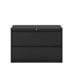 Staples Commercial 2 File Drawers Lateral File Cabinet, Locking, Black, Letter/Legal, 42.13"W (20060D) -File Cabinets Shop unnamed file 1342