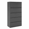 Staples 5-Drawer Lateral File Cabinet, Locking, Letter/Legal, Charcoal, 36"W (26827D) -File Cabinets Shop unnamed file 1347