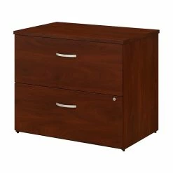 Bush Business Furniture Studio C 2 Drawer Lateral File Cabinet, Hansen Cherry (SCF136HCSU)