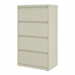 Staples Commercial 4-Drawer Lateral File Cabinet, Assembled, Letter/Legal, Putty/Beige, 30"W (28884D) -File Cabinets Shop unnamed file 142