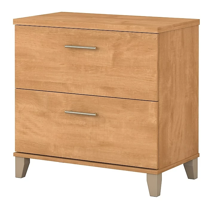 Bush Furniture Somerset Lateral File Cabinet, Maple Cross (WC81480) 3 Bush Furniture Somerset Lateral File Cabinet, Maple Cross (WC81480)