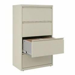 Staples Commercial 4-Drawer Lateral File Cabinet, Assembled, Letter/Legal, Putty/Beige, 30"W (28884D) -File Cabinets Shop unnamed file 144