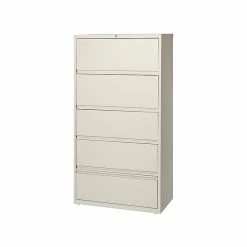 Hirsh HL10000 Series 5-Drawer Lateral File Cabinet, Locking, Letter/Legal, Putty, 36" (17901) 11 Hirsh HL10000 Series 5-Drawer Lateral File Cabinet, Locking, Letter/Legal, Putty, 36" (17901) -File Cabinets Shop unnamed file 1466