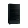 Hirsh HL10000 Series 5-Drawer Lateral File Cabinet, Locking, Letter/Legal, Black, 36" (17902) -File Cabinets Shop unnamed file 1481