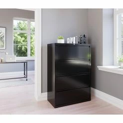 Staples Commercial 4 File Drawer Lateral File Cabinet, Locking, Black, Letter/Legal, 36"W (20057D) -File Cabinets Shop unnamed file 151
