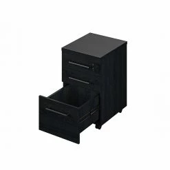 Ameriwood Parkside 3-Drawer Lateral File Cabinet, Mobile, Letter/Legal, Black Oak, 15.75" (9558802COM) 12 Ameriwood Parkside 3-Drawer Lateral File Cabinet, Mobile, Letter/Legal, Black Oak, 15.75" (9558802COM) -File Cabinets Shop unnamed file 1544