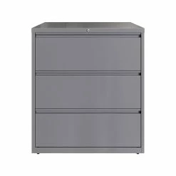 Hirsh HL10000 Series 3-Drawer Lateral File Cabinet, Locking, Letter/Legal, Arctic Silver, 36" (23745) 6 Hirsh HL10000 Series 3-Drawer Lateral File Cabinet, Locking, Letter/Legal, Arctic Silver, 36" (23745) -File Cabinets Shop unnamed file 1562