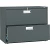 HON Brigade 600 Series Lateral File Cabinet, A4/Legal/Letter, 2-Drawer, Charcoal, 36"W 1 HON Brigade 600 Series Lateral File Cabinet, A4/Legal/Letter, 2-Drawer, Charcoal, 36"W -File Cabinets Shop unnamed file 1609