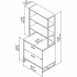 Office By Kathy Ireland® Method Lateral File Cabinet With Hutch, Cocoa (MTH012COSU) -File Cabinets Shop unnamed file 1642