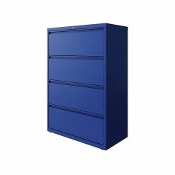 Hirsh HL10000 Series 4-Drawer Lateral File Cabinet, Locking, Letter/Legal, Classic Blue, 36" (24257) -File Cabinets Shop unnamed file 1651