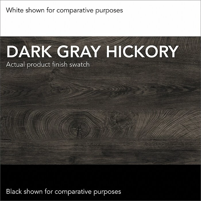 Bush Furniture Refinery 2-Drawer Lateral File Cabinet, Letter/Legal, Dark Gray Hickory, 32" (RFF132GH-03) 9 Bush Furniture Refinery 2-Drawer Lateral File Cabinet, Letter/Legal, Dark Gray Hickory, 32" (RFF132GH-03) - Image 7