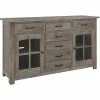 Bush Furniture Leonis 3-Drawer Buffet Cabinet, Letter/Legal, Lakewood Gray, 62" (LNT162LGSU) -File Cabinets Shop unnamed file 1733