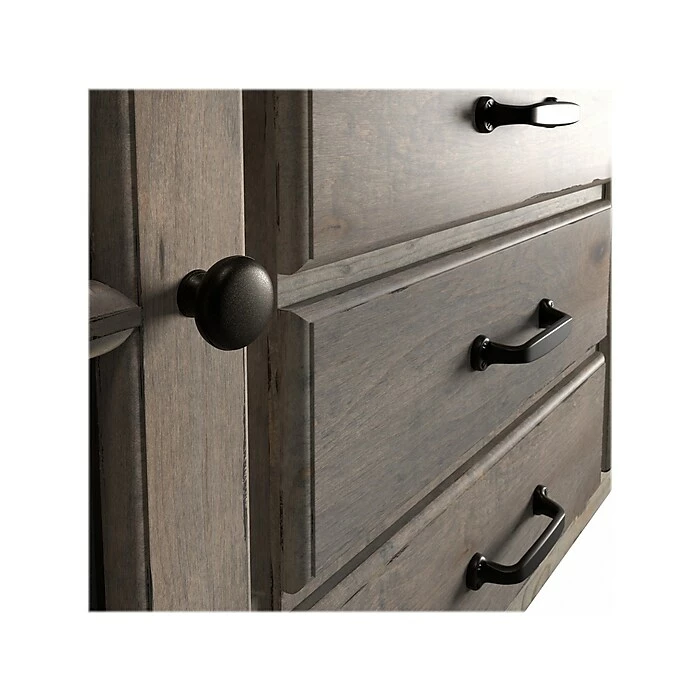 Bush Furniture Leonis 3-Drawer Buffet Cabinet, Letter/Legal, Lakewood Gray, 62" (LNT162LGSU) 6 Bush Furniture Leonis 3-Drawer Buffet Cabinet, Letter/Legal, Lakewood Gray, 62" (LNT162LGSU) - Image 5